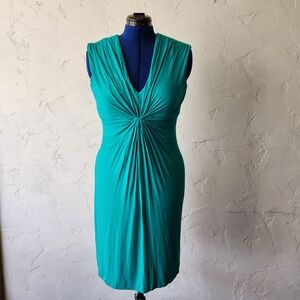 Calvin Klein Elegant Knit Teal Dress Size 10